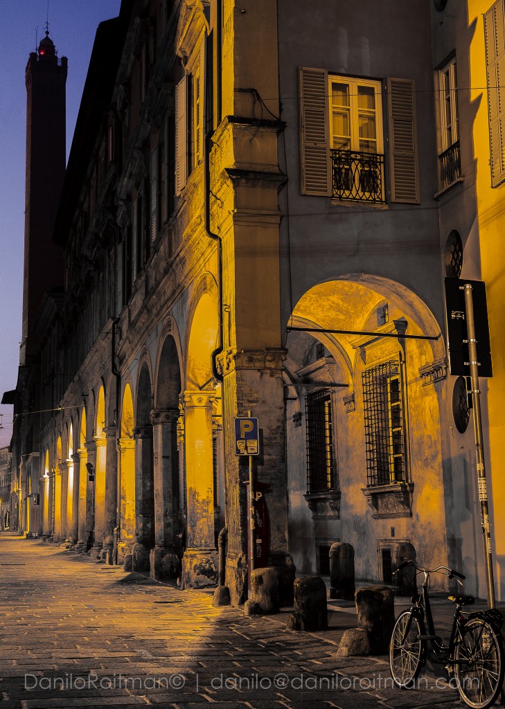 Under Bologna's arcades